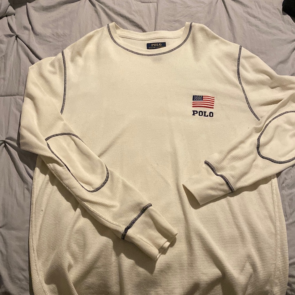 Mens Polo long Sleeve Thermal